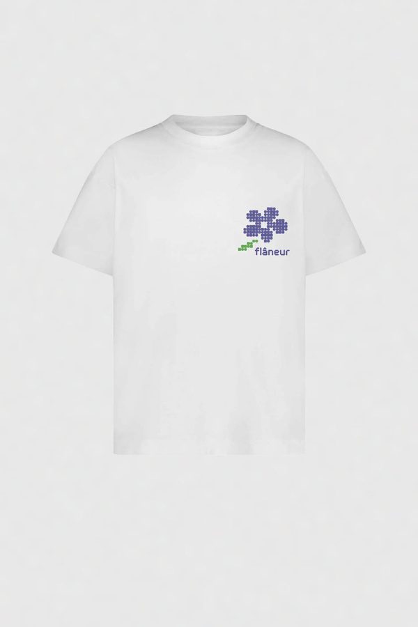 FLANEUR Pixel Flower T-Shirt